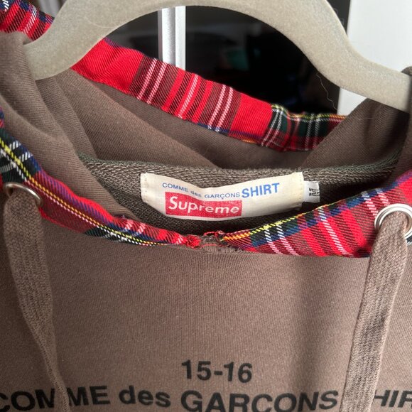 *RARE/LIMITED EDITION* Supreme Comme Des Garcons Hooded Sweatshirt - Picture 4 of 5